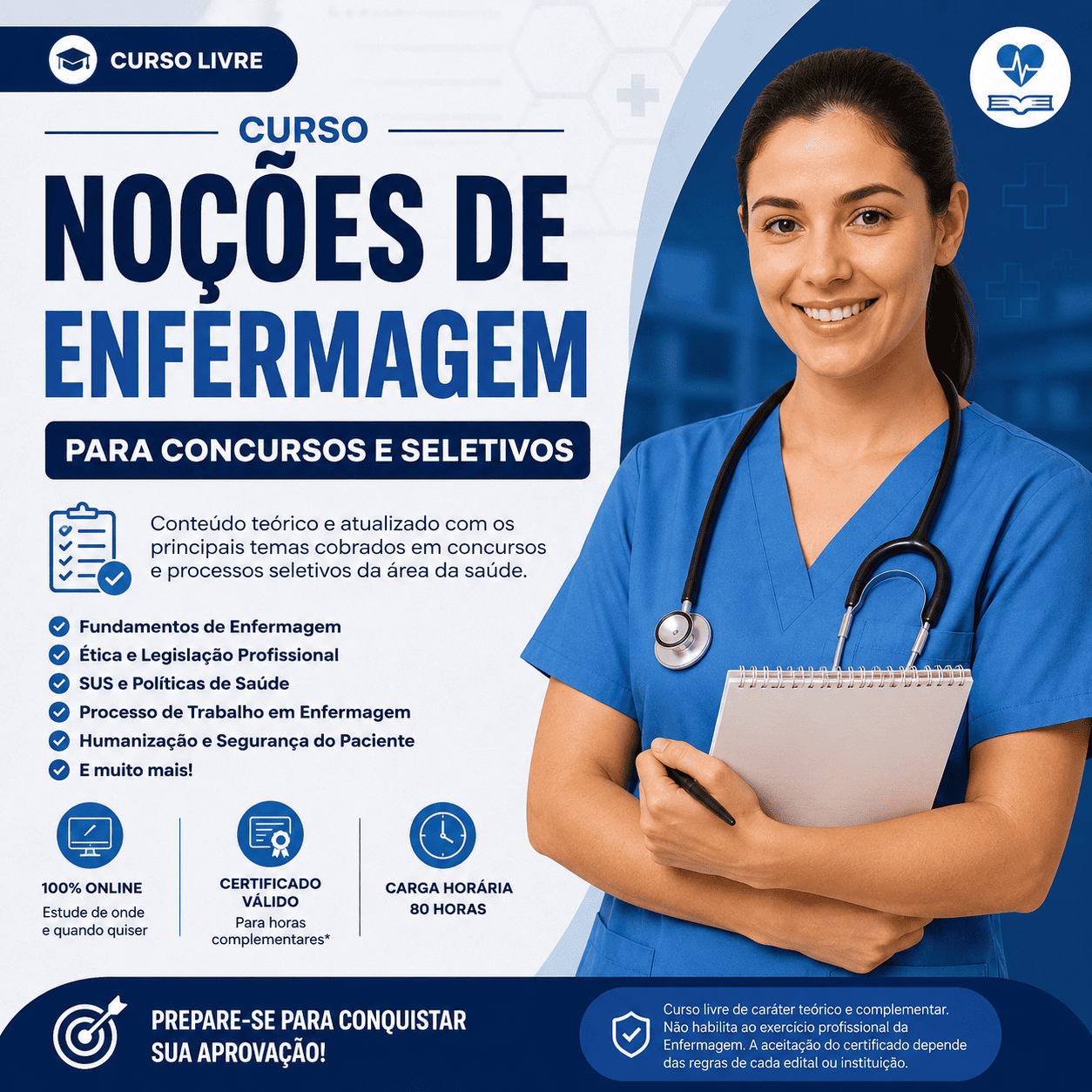 Noções de Enfermagem para Concursos e Seletivos
